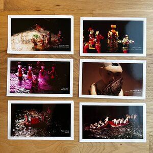 Postcard Vietnam Hanoi Thang Long Water Puppet Theatre Set of 6
